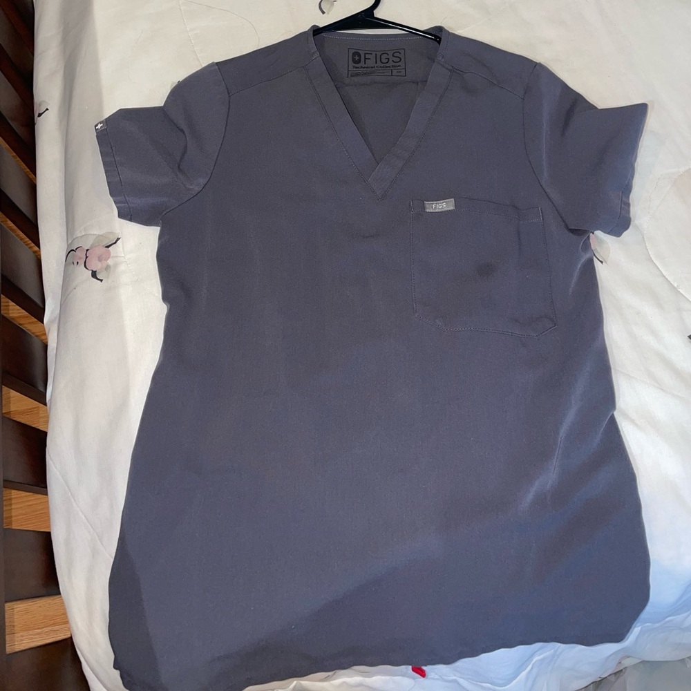 Figs Gray Scrub Set
